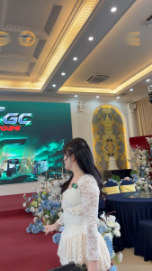 Thân Máy Cưa Xích Pin Không Chổi Than HUKAN GC-CSL21-N6 Lam Xích 6inch Có Tra Nhớt