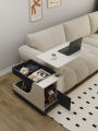 Elevating Rock Surface Coffee Table Multi-Functional Sofa Side Table Small Household Living Room Mobile Cart Trendy Table. 