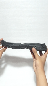 Sol Alas Bawah Boots Karet PDL Safety King Warna Hitam Sol Sepatu Gunung Touring Kerja Lapangan Tni