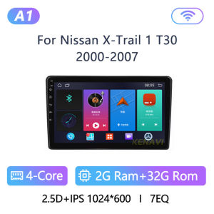 2 Din Car Stereo Radio For Nissan X-trail 1 T30 2000-2007 Center Multimedia Video Player Wireless Carplay Android Auto Head Unit