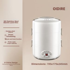 OIDIRE | Automatic Portable Electric Heating Lunch Box