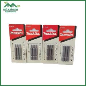 Mũi vít lục giác Makita H3H4H5H6 dài 50mm có nam châmchuôi lục giác 1/4"