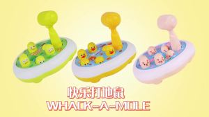 Cartoon Whac-A-Mole Montessori Baby Toy Toddler Educational Birthday Gift Animal Theme Knocking Game Parent Child Board Game Boy