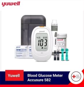 Yuwell Alat Cek Gula Darah 582 Blood Glucose Meter