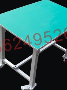 Anti-Static Workbench Large Table with Light Cable Packing Table Workshop Production Line Table Assembly Line Wheel Operation Table