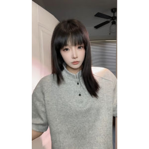 Áo Thun Nam Cleanfit Cổ Polo Tay Ngắn Dáng Rộng Cổ Điển Mùa Hè Cổ Henry Tay Ngắn Cotton Polyester Thường Ngày