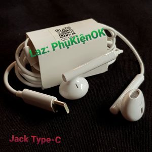 Tai nghe [Cổng Type-C] dùng cho điện thoại SAMSUNG OPPO VIVO SONY XIAOMI HUAWEI... New 100%.