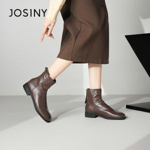 Josiny | Western Cowboy Ankle Boots Pointed Toe
