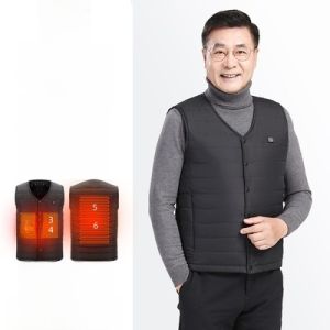 Self-Heating Vest Turtleneck Mens Plus Size Charging Heattech Heating Vest Low Collar Electric Clothes Smart Electric Vest Women