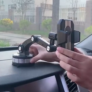 SG Long Arm Phone Holder – 360° Rotation Car Mount for Dashboard/Windshield Fits All Phone Models