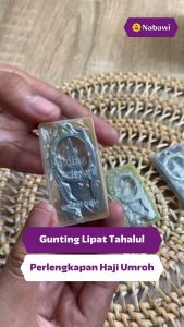 Gunting Lipat Kecil Untuk Tahallul Gunting Rambut Perlengkapan Haji dan Umroh