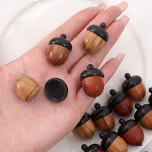 21x31mm 1 cái/túi gỗ đàn hương Pinecone Mặt dây chuyền cho vòng tay thủ công Vòng cổ bông tai Keychain Tự Làm Thủ Công Phụ kiện làm đồ trang sức