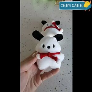 Móc khóa thú bông móc khóa chó Pacha ngộ nghĩnh dễ thương mềm mại dùng treo balo túi xách treo móc khóa PKCX03