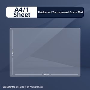 deli | Zero Metal Clear PVC Soft Writing Mat A4 A3