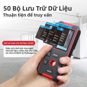 Máy Dò Kim Loại Noyafa NF-518S Máy Quét Tường Dưới Lòng Đất Máy Tìm Gỗ Máy Theo Dõi Dây Cáp Máy Đo Khoảng Cách Laser Kỹ Thuật Số Với Màn Hình LCD