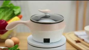 KT WARE 18CM Mini Multifunction Stainless Steel Electric Cooker Frying Pan W Steamer POT MULTI POT PERIUK SERBAGUNA