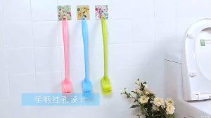 Cọ chà toilet cán dài Chổi vệ sinh sàn nước 2 đầu Dụng cụ cọ nhà vệ sinh