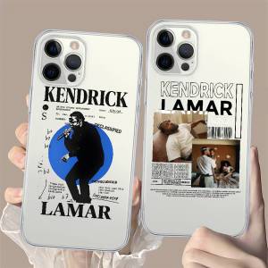 K-KendrickS Lamar Singer Transparent Phone Case For iPhone 16 15 14 13 12 11 Pro Max Plus Soft Cover
