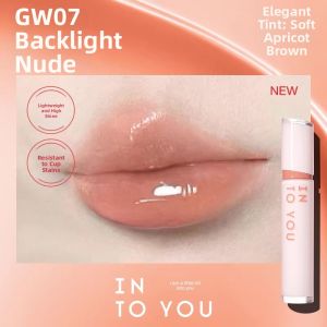 INTO YOU | Mirror Glossy Velvet Lipstick Nude Color Moisturizing