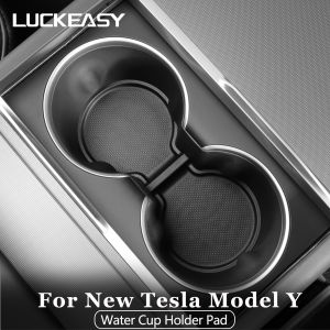 for Tesla Model Y Juniper/Launch 2025 Center Console Water Cup Pad Anti-slip Pad Car Accessories ModelY 2nd Row Cup Holder Pad