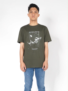 Greenlight Kaos Pria Lengan Pendek Regular Fit Katun Astro C150825