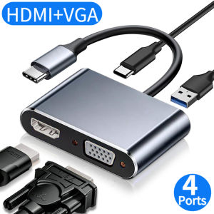USB C Hub to 4K HDMI-Compatible USB 3.0 Type C PD Charging Dock for Macbook iPad Samsung S20 Dex HDTV Projector Nintendo Switch