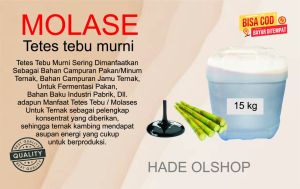 MOLASE Tetes tebu 100% murni tanpa campuran varian 15 kg