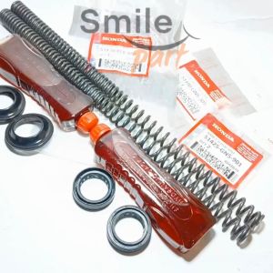 Paket Per Shock Depan Motor Revo Supra Fit New Karisma Supra X 125 Kirana KPH Oli Seal As Sok Set