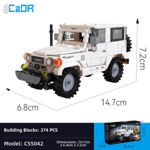 CaDA | Assembled Educational Toyota Land Cruiser Model Car