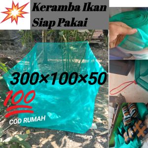 keramba Ikan hapa ikan siap pakai 300×100×50cm