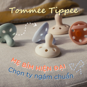 Ty Ngậm Mô Phỏng Ti Mẹ Dành Cho Bé Từ 0 - 6 Tháng 6 - 18 Tháng (Vỉ Đôi Tách Lẻ)