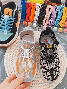 Lock Laces Tali Sepatu Elastis Tali Sepatu Zipper Lock Elastic Shoelace Kualitas Premium