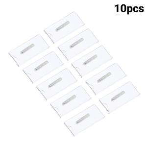 [J] 10/20/30Pcs Name Tag Blank Name Badges Acrylic Name Tag Holders 70x30mm Insert Blank Acrylic Nameplate