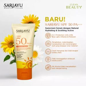 SARIAYU SUNSCREEN SERUM 50 SPF PA+++ 30 gr