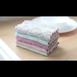 combo 10 Khăn lau bếp đa năng 2 mặt siêu thấm nước chất liệu cotton khăn lau vệ sinh