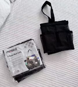 Large Capacity Nylon Hollow out Bathing Basket Fitness Swimming Shower Storage Bag Wash Bag Organizer Multi-Functional Storage Basket