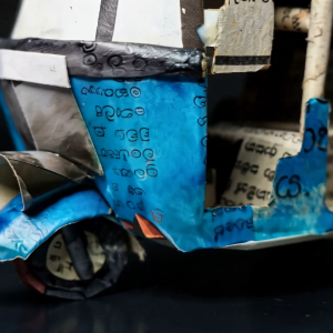 Tuk Tuk Ornament Gift Idea : Christmas Gift Xmas Gift Box Handmade recycled paper Christmas Gift Ideas - Recycled Newspaper Tuk Tuk - Decorative Ornaments - Indian Bicycle - Gift For Travellers - Colorful Gift - Eco Friendly Gift - Home Décor
