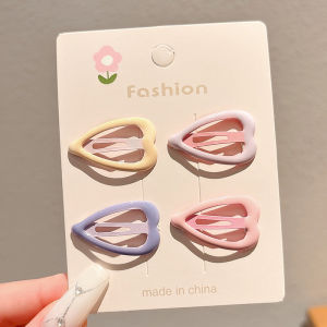 NING ZHOU | Pink Star Side Bangs Baby Hair Clips