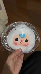 【Zdandan】Baby  กระเป๋าใส่ตุ๊กตา กระเป๋าใส PVCกระเป๋าตุ๊กตา กันฝุ่น มาการอง ฟรีพวงกุญแจ ลูกบอลสีสุ่ม