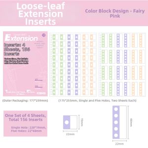 SANNIANERBAN | Transparent Pearlized Expansion Index Stickers