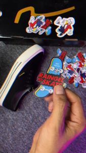 RAINGEL NDX Sepatu lokal NDX Black White