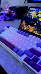 Bàn phím giả cơ gaming Xunfox K81 new 2024 - Bàn phím chơi game thiết kế công thái học đèn led cực chất