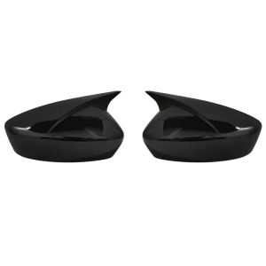 Carbon Fiber Texture Horn-Shaped Rearview Mirror Cover for Mazda 6 Atenza 2017-2022