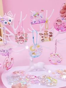 343 pcs Cream Glue Goo Card Set Cartoon Sticker Guka DIY Kit Guka Sticker Educational Toys for Kids Girl