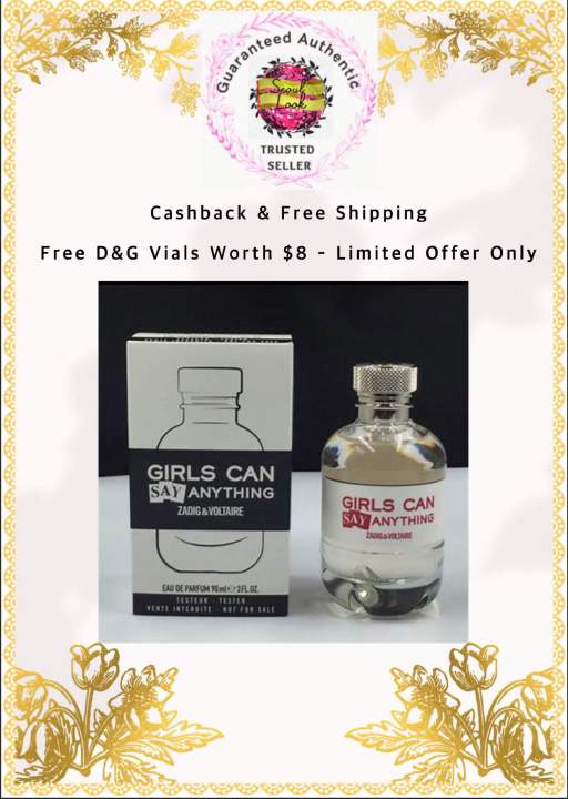 Zadig Voltaire Girls Can Say Anything EDP 90ml for Women
