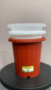 Pot Bunga Tanaman Tinggi Ypt 15 Yogap Putih Bahan Tebal - YOGAP YPT 15 PUTIH