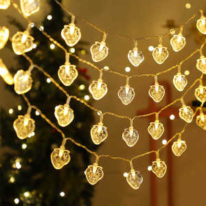 Solar Powered Garden Atmosphere Lights Outdoor Camping Decorative Lights Super Bright Star Lights Hanging on Trees for Home Balcony