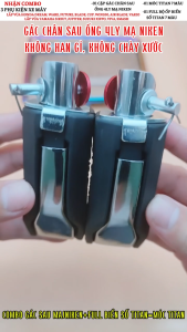 Combo 3 Món Phụ Kiện Xe Máy Honda: Ốp Biển Titan 7 Màu + Gác Chân Sau RS Niken + Móc Treo Titan