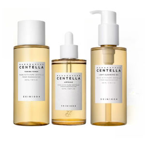 Bộ Chăm Sóc Da SKIN1004 Centella 3 Món Của Hàn Quốc - Nước Cân Bằng Dầu Tẩy Trang Nhẹ Dịu & Serum Dưỡng Da Dành Cho Da Nhạy Cảm