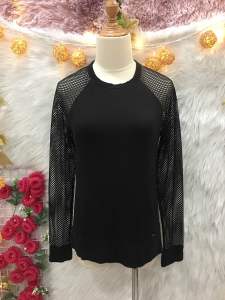 (A2)☘Áo Thun Phối Tay Lưới 2 hand Hiệu D🌷K🌷N🌷Y🌷 Sport- Size S M nhỏ🌼